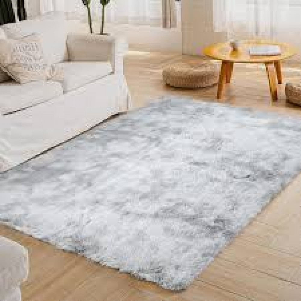 Traversa antiderapantă fluffy ,Covor pufos, moale, compatibil multiple spatii si stiluri, grosime 4cm,150cm x 200,GRI DESCHIS Traverse antiderapante  fluffy