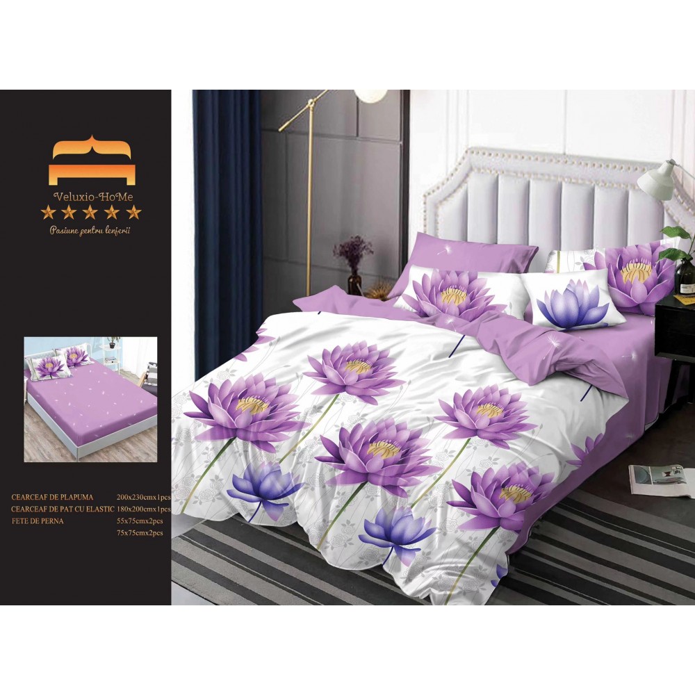LENJERIE DE PAT FINET 6PIESE CEARCEAF CU ELASTIC LFP6PE20 Lenjerii din finet 6 piese cu  elastic