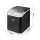 Masina de gheata portabila, RAF R0302, 150W, volum 1.2 L, cos si lingurita, 26x23x29 cm, negru MSFG1