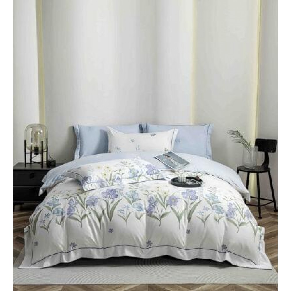 Set 6 piese BUMBAC-Finet LUX JOJO,pat dublu,cu elastic, LFJ6PC16 Set  finet de 6 piese LUX cu elastic  în cutii cadou