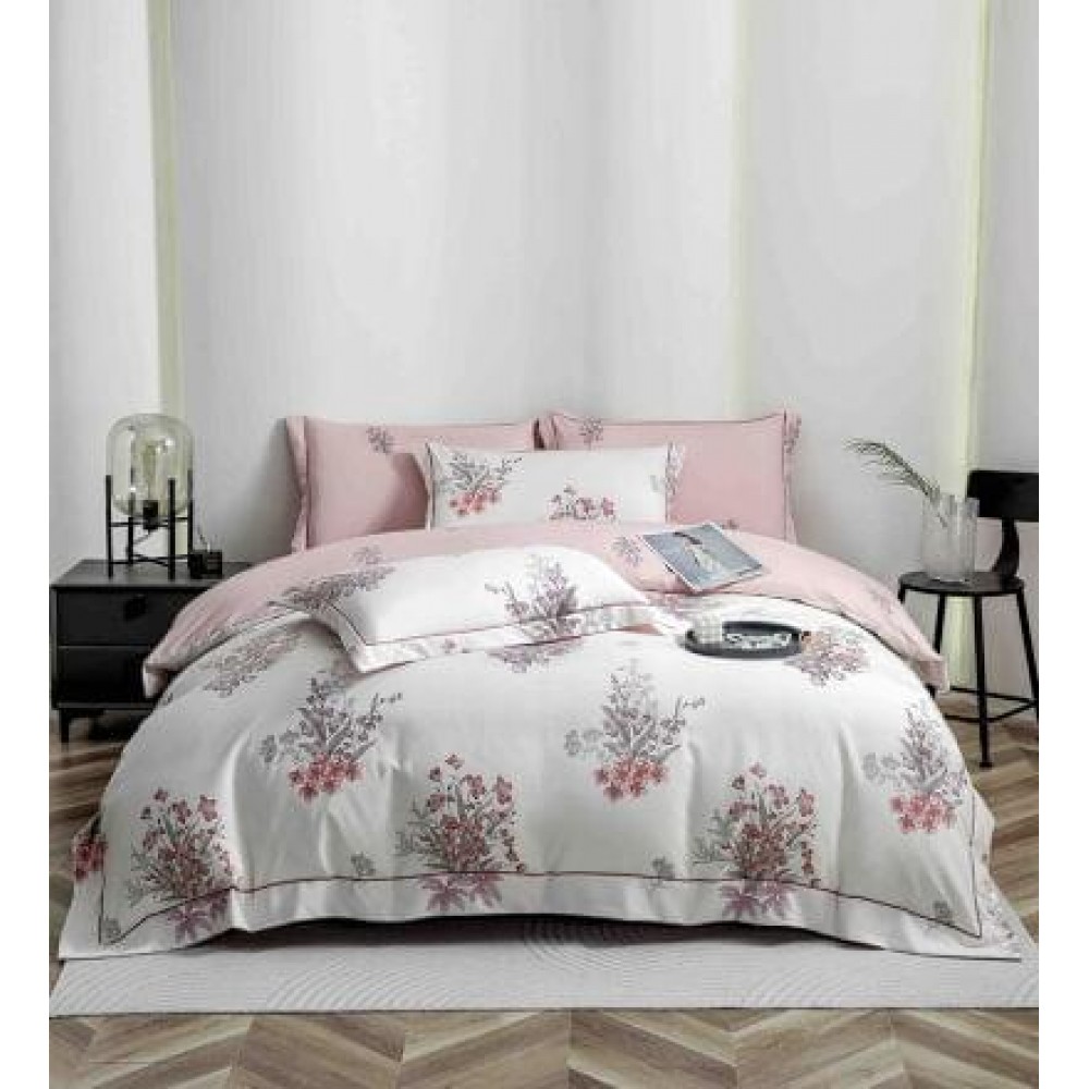 Set 6 piese BUMBAC-Finet LUX JOJO,pat dublu,cu elastic, LFJ6PC26 Set  finet de 6 piese LUX cu elastic  în cutii cadou