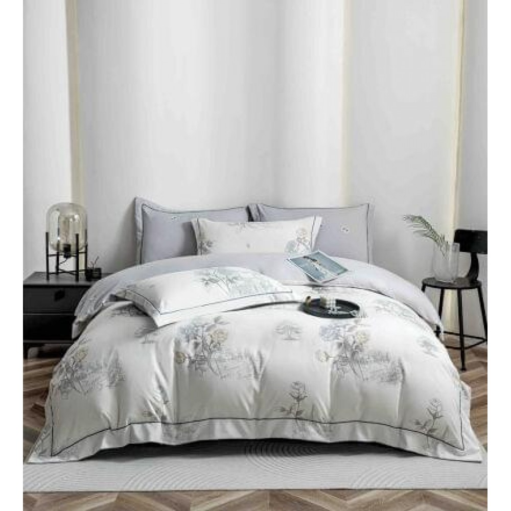 Set 6 piese BUMBAC-Finet LUX JOJO,pat dublu,cu elastic, LFJ6PC27 Set  finet de 6 piese LUX cu elastic  în cutii cadou