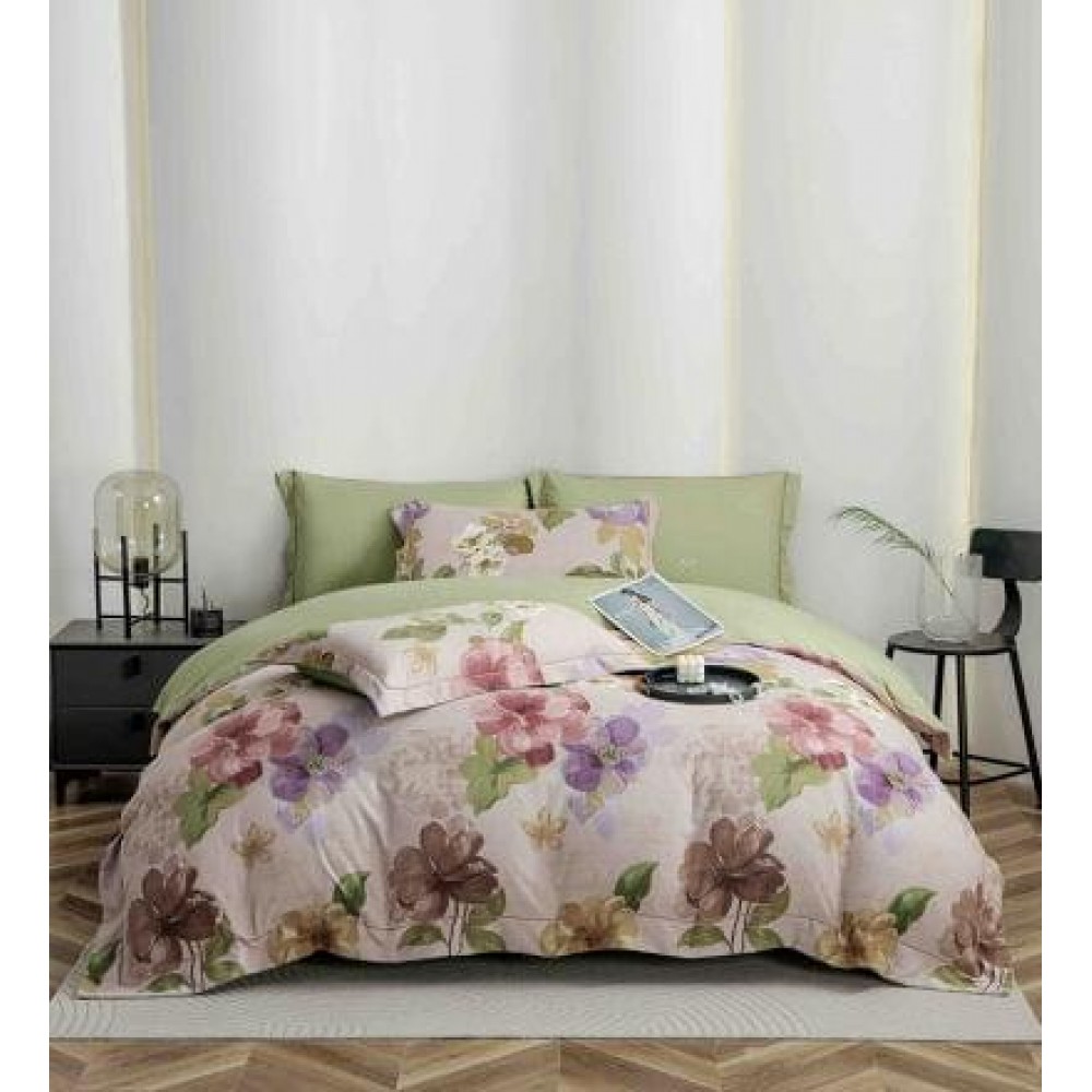 Set 6 piese BUMBAC-Finet LUX JOJO,pat dublu,cu elastic, LFJ6PC28 Set  finet de 6 piese LUX cu elastic  în cutii cadou