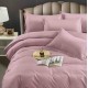 Lenjerie de pat, 2 persoane, damasc, 6 piese, cu elastic, UniDeluxe LDJ6PE16 Lenjerii Damasc cu elastic