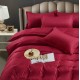 Lenjerie de pat, 2 persoane, damasc, 6 piese, cu elastic, UniDeluxe LDJ6PE13 Lenjerii Damasc cu elastic