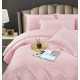Lenjerie de pat, 2 persoane, damasc, 6 piese, cu elastic, UniDeluxe LDJ6PE11 Lenjerii Damasc cu elastic