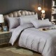Lenjerie de pat, 2 persoane, damasc, 6 piese, cu elastic, UniDeluxe LDJ6PE2 Lenjerii Damasc cu elastic