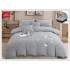 Lenjerii SOFT Brodate din Bumbac Finetat super CATIFELAT 6 piese - Cearceaf ELASTIC, LFC3
