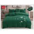  Lenjerii SOFT Brodate din Bumbac Finetat super CATIFELAT 6 piese - Cearceaf ELASTIC, LFC6