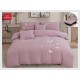 Lenjerii SOFT Brodate din Bumbac Finetat super CATIFELAT 6 piese - Cearceaf ELASTIC, LFC9 LENJERII DIN FINET CATIFELAT
