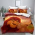 Lenjerie pat dublu, Bumbac Finet Superior, 6 Piese, Bumbac Finet, 3D, YO3D-67