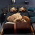Lenjerie pat dublu, Bumbac Finet Superior, 6 Piese, Bumbac Finet, 3D, YO3D-70