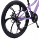 Bicicletă Caraiman, roți 24 inch, cadru oțel, frâne pe disc, mov