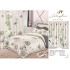 Set Lenjerie de pat Dublu Pucioasa + 2 Draperii , set 8 piese, papadie gri , LDP14