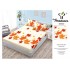 Husa de pat din Finet cu Elastic cu 2 fete de perna ,Pat 2 Persoane,160x200CM, HFC6