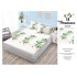 Husa de pat din Finet cu Elastic cu 2 fete de perna ,Pat 2 Persoane,160x200CM, HFC7