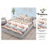 Husa de pat din Finet cu Elastic cu 2 fete de perna ,Pat 2 Persoane,160x200CM, HFC19