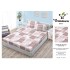 Husa de pat din Finet cu Elastic cu 2 fete de perna ,Pat 2 Persoane,160x200CM, HFC21