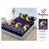 Husa de pat din Finet cu Elastic cu 2 fete de perna ,Pat 2 Persoane,160x200CM, HFC23