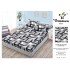 Husa de pat din Finet cu Elastic cu 2 fete de perna ,Pat 2 Persoane,160x200CM, HFC26