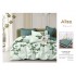 Set Lenjerie Eleganta 6 piese cu elastic din Bumbac Finet, Cearceaf de pat 180x200cm, Pat 2 Persoane, ALI4