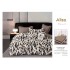 Set Lenjerie Eleganta 6 piese cu elastic din Bumbac Finet, Cearceaf de pat 180x200cm, Pat 2 Persoane, ALI11