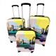 Set 3 valize troler, 4 roți, Londra, 3 dimensiuni TROL20R CALATORIE,TROLLERE,GENTI AVION