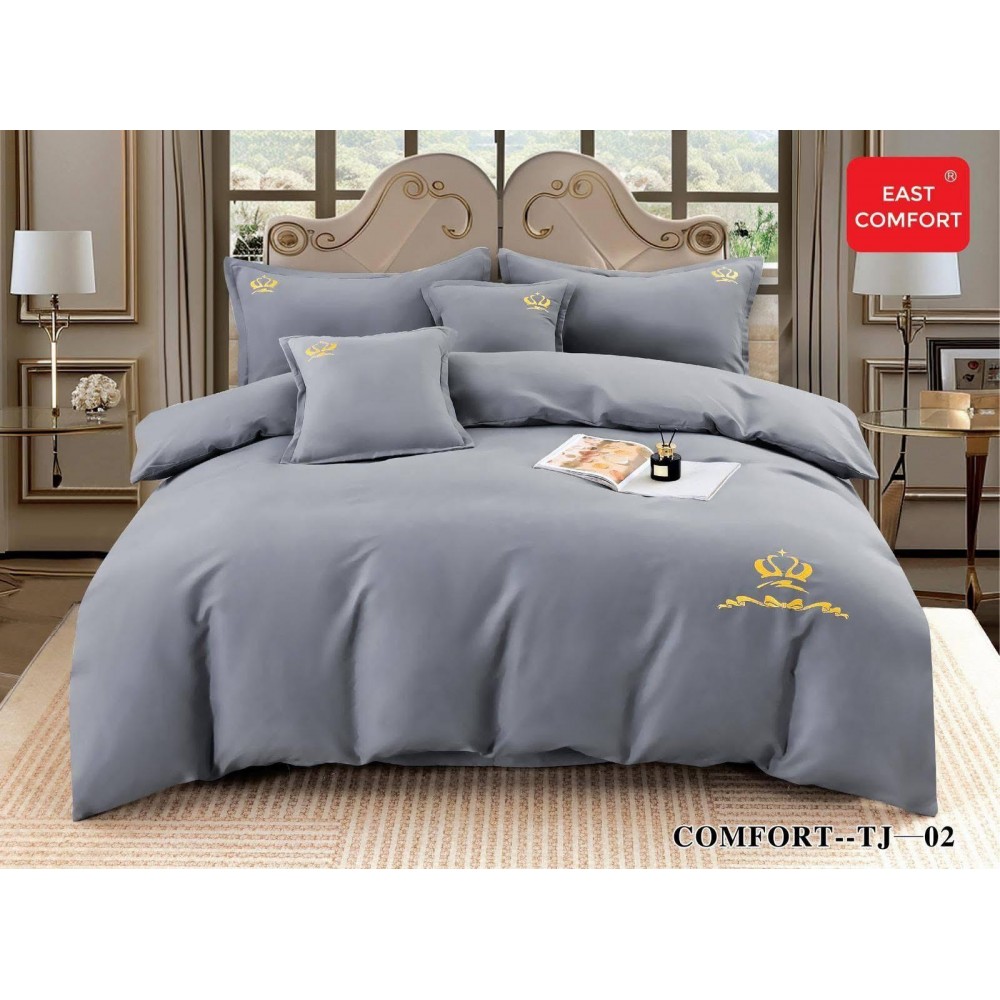 Lenjerie de pat bumbac finet Luxury – 6 piese LF6PTJ02 Lenjerii din finet 6 piese