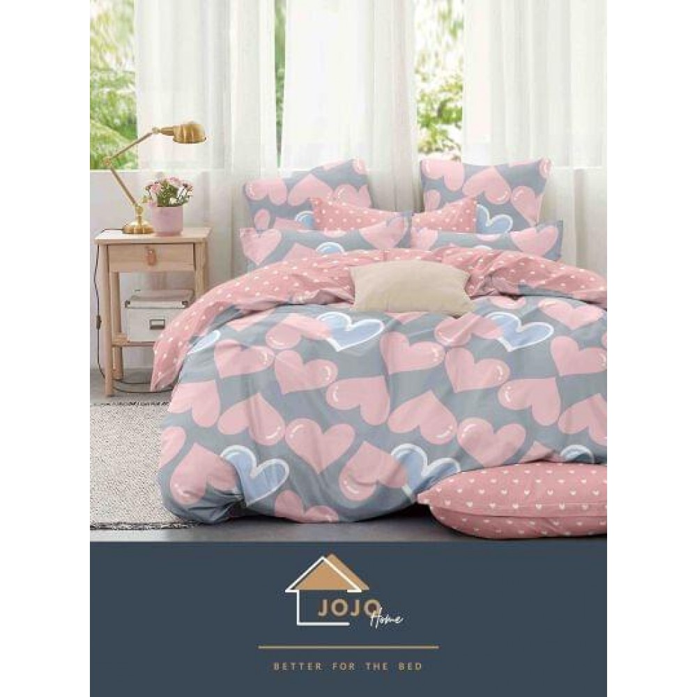 Set Lenjerie Eleganta Finet Din 4 Piese ,Pat 1 Persoana, Cearceaf de pat 155 x 230cm, JK-42 LENJERII DIN FINET 4 PIESE  /  1 PERSOANA JOJO