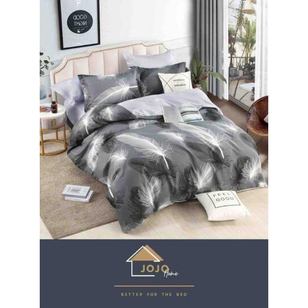 Set Lenjerie Eleganta Finet Din 4 Piese ,Pat 1 Persoana, Cearceaf de pat 155 x 230cm, JK-43 LENJERII DIN FINET 4 PIESE  /  1 PERSOANA JOJO