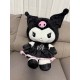 Papusa tip Kuromi din seria Hello Kitty Sanrio, din plus cu rochita, 66 cm