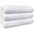 Set 3 prosoape medii, Bumbac 100%, 50X90 si 70x130 ,Model Greek Border, Alb, PF15