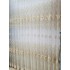 SET Perdea brodata FLORI 3D cu catifea CREM 300CM X 280 CM PF3D1
