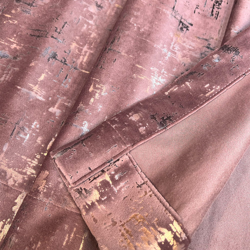 SET Draperie Luxury Capetown Velvet Blackout 80 % 300 X 280 Rose DC1 DRAPERII