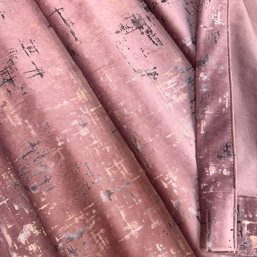 SET Draperie Luxury Capetown Velvet Blackout 80 % 300 X 280 Rose DC1 DRAPERII