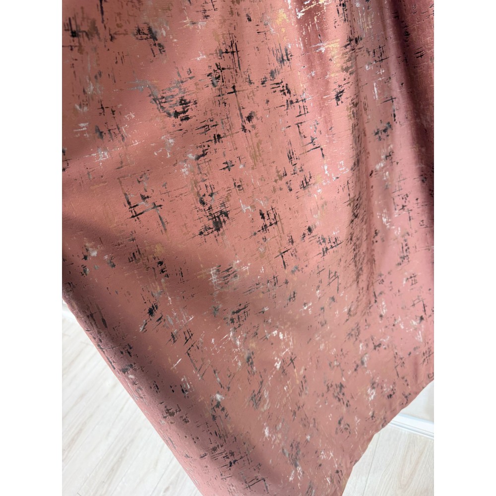 SET Draperie Luxury Capetown Velvet Blackout 80 % 300 X 280 Rose DC1 DRAPERII