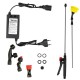 Pompa pentru stropit (vermorel) Tatta TP-1201A, cu acumulator, 12V 8Ah, incarcator 1 A, motor 3.6 lpm, rezervor tip rucsac, 12 l
