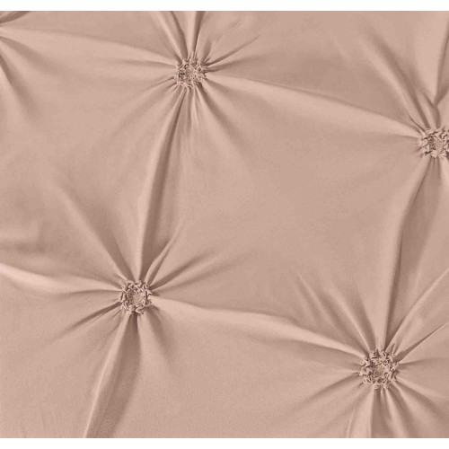 Lenjerie pat dublu, BUMBAC FINET, 6 piese PREMIUM, cu PLIURI CUSUTE 3D , LFPJ11