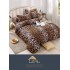 Set Lenjerie Eleganta 6 piese cu elastic din Bumbac Finet, Cearceaf de pat 180x200cm, Pat 2 Persoane, LJ-0012