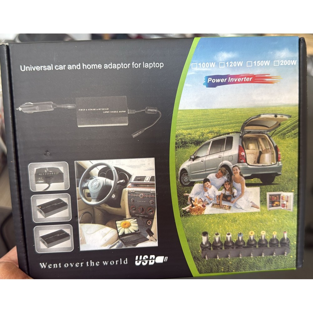 Incarcator laptop universal 120W priza si bricheta auto 8 conectori IL1
