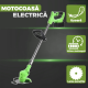 Motocoasa Electrica Teno1175, acumulator 48V, baston telescopic, 3 tipuri de lame pentru taiere, 18000 RPM, autonomie de 2-3 ore, accesorii incluse, verde ME1