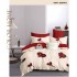 Lenjerie de pat dublu Bumbac FINET, pentru 2 persoane, 6 piese, Cearceaf de pat  230 x 250cm, CF3