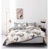 Lenjerie de pat dublu Bumbac FINET, pentru 2 persoane, 6 piese, Cearceaf de pat  230 x 250cm, CF4