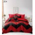 Lenjerie de pat dublu Bumbac FINET, pentru 2 persoane, 6 piese, Cearceaf de pat  230 x 250cm, CF13