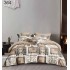 Lenjerie de pat dublu Bumbac FINET, pentru 2 persoane, 6 piese, Cearceaf de pat  230 x 250cm, CF34