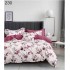 Lenjerie de pat dublu Bumbac FINET, pentru 2 persoane, 6 piese, Cearceaf de pat  230 x 250cm, CF37