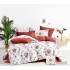 Lenjerie de pat dublu Bumbac FINET, pentru 2 persoane, 6 piese, Cearceaf de pat  230 x 250cm, CF45