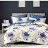 Lenjerie de pat dublu Bumbac FINET, pentru 2 persoane, 6 piese, Cearceaf de pat  230 x 250cm, CF51