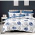 Lenjerie de pat dublu Bumbac FINET, pentru 2 persoane, 6 piese, Cearceaf de pat  230 x 250cm, CF52