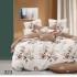 Lenjerie de pat dublu Bumbac FINET, pentru 2 persoane, 6 piese, Cearceaf de pat  230 x 250cm, CF53
